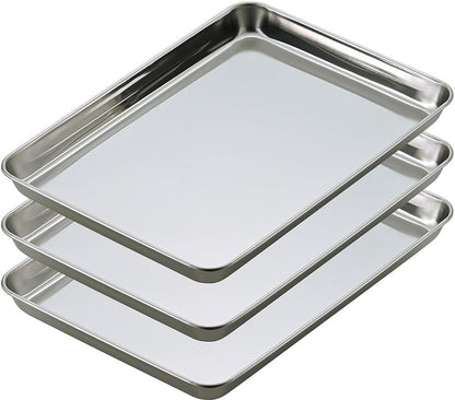 Shimomura 47545 Meal Prep Bowl & Tray Set, Made in Japan, Stainless Steel, Dishwasher Safe, Tray becomes Lid, Stackable, 3.2 gal (1.2 L), Divided Prep, Temporary Storage, Cooking Tsubame Sanjo