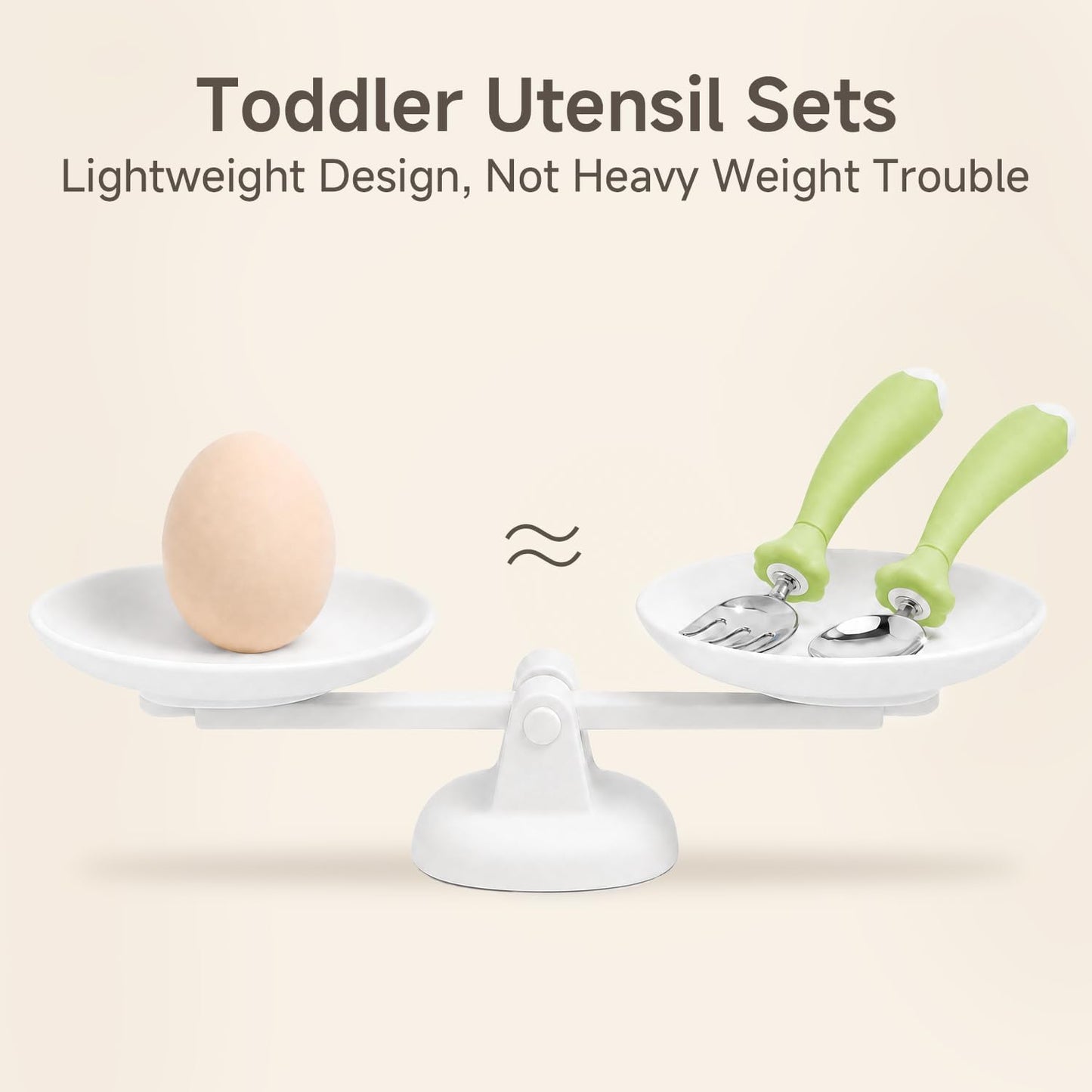 KINGSTONE Toddler Utensils with Case, Kids Silverware Set with Silicone Handles, 18/10 Stainless Steel Children Safe Forks and Spoons, Travel Carrying Cases BPA Free, Dishwasher Safe (blue)