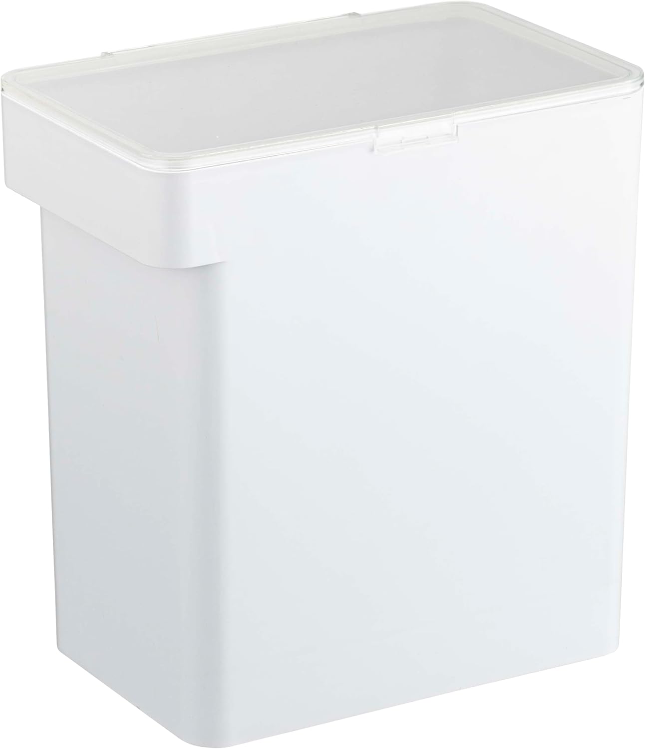 YAMAZAKI Home Tower Airtight Pet Food Storage Container - Cat And Dog Food Holder Bin With Transparent Lid And Handle - Extra Large - Polypropylene - 6.6 Gallons, 25 Liters