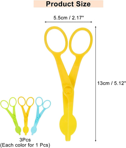 uxcell 3Pcs Flower Lifter Cake Decorating 5.1x2.2" Fondant Tool Purple