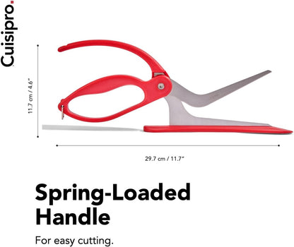 Cuisipro Pizza Shears, Red 11.7x1.4x4.6"