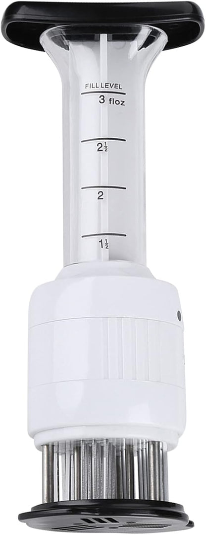 Dioche Meat Marinade Needle Injector, 30 and Tenderizer Injector, Steaks Flavor Syringe Cook Kitchen Tool, for BBQ, Turkey, Fish, Brisket, Pork and Chicken