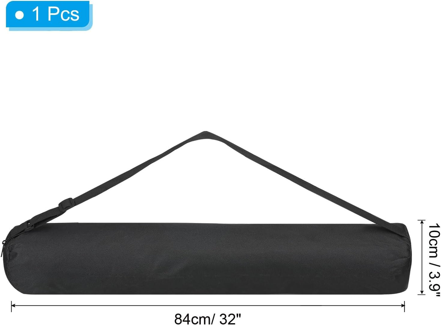 PATIKIL 32x4x4 Inch Grill Storage Tool Bag, Grilling Tools BBQ Bag for Grill Utensil Storage 600D Oxford Foldable Tripod Carry Bag with Adjustable Shoulder Strap for Outdoor Camping