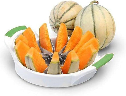 Easy Melon Slicer & Corer – Medium Cutter for Cantaloupe & Honeydew