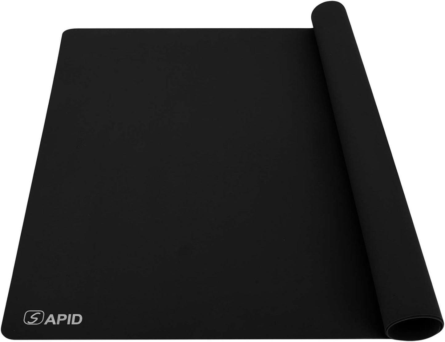 Sapid Extra Large Silicone Sheet for Crafts, Thick Silicone Jewelry Casting Mats, Nonstick Nonslip Silicon Mat for Epoxy Resin, Art Painting, Heat- Resistance Counter Mat (20"×27.9", Dark Gray)