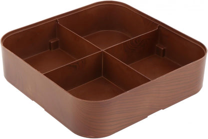 Dried Fruit Snack Candy Tray with Lid - Serving Dish Tray for Sweets, Cookies and Small Items, Style B
