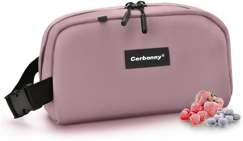 Cerbonny Freezable Cooler Bag for Work/School Travel - Mini Insulated Bag Fit For Yogurt