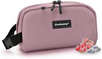 Cerbonny Freezable Cooler Bag for Work/School Travel - Mini Insulated Bag Fit For Yogurt