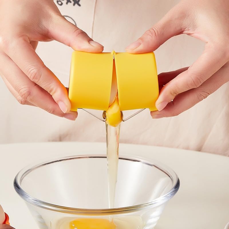 Egg Shell Opener, 3 Pcs Egg Separator for Raw Eggs