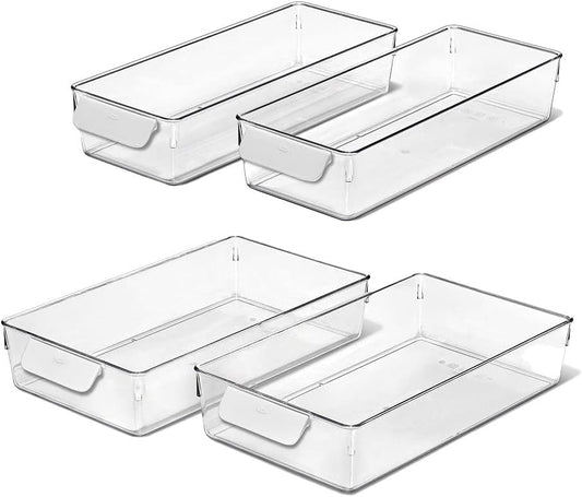OXO Good Grips 4-Piece Fridge Storage Bin Starter Set