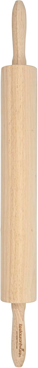 Restaurantware 12 in Wood Beech Asian Dowel Rolling Pin
