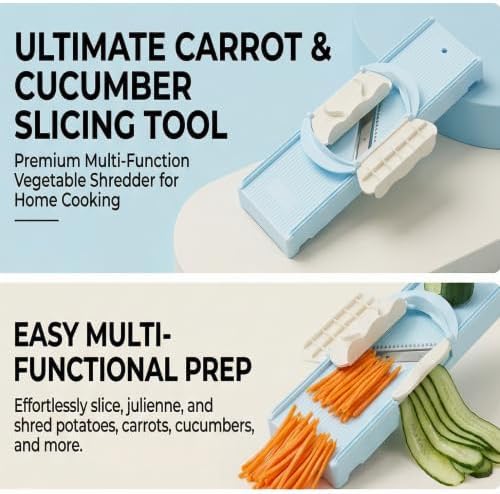 GLOGLOW Handheld Potato Slicer, Carrot Cucumber Slicing Tool