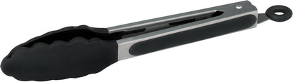Winco 9" Heavy-Duty Utility Stainless Steel Tongs