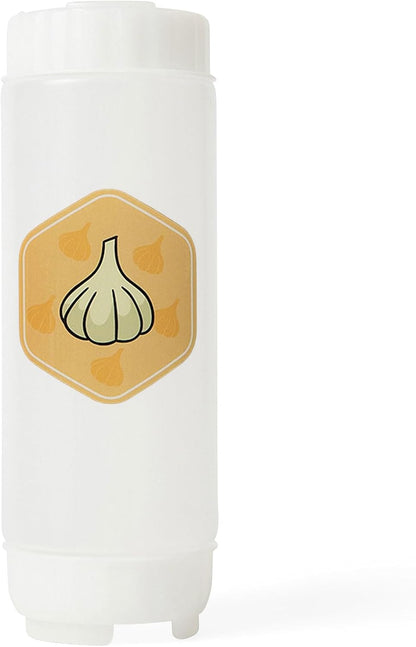 No‑Drip FIFO BBQ Sauce Squeeze Bottle – 18oz BPA-Free Refillable Dispenser with White Twist Cap for Mess-Free Pouring – Ideal for Barbecue, Glazes, Honey Mustard, Marinades, Teriyaki