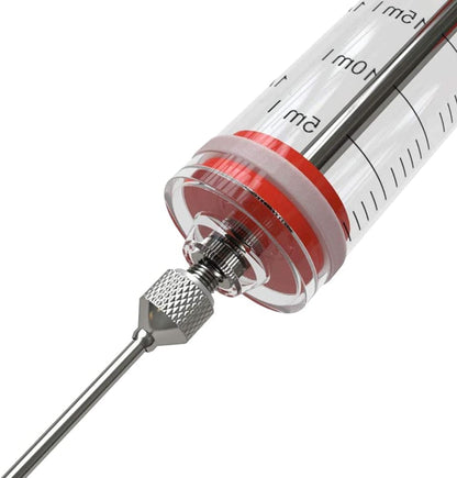Meat Injector Syringe Kit With 3 Needles And Cleaning Brush