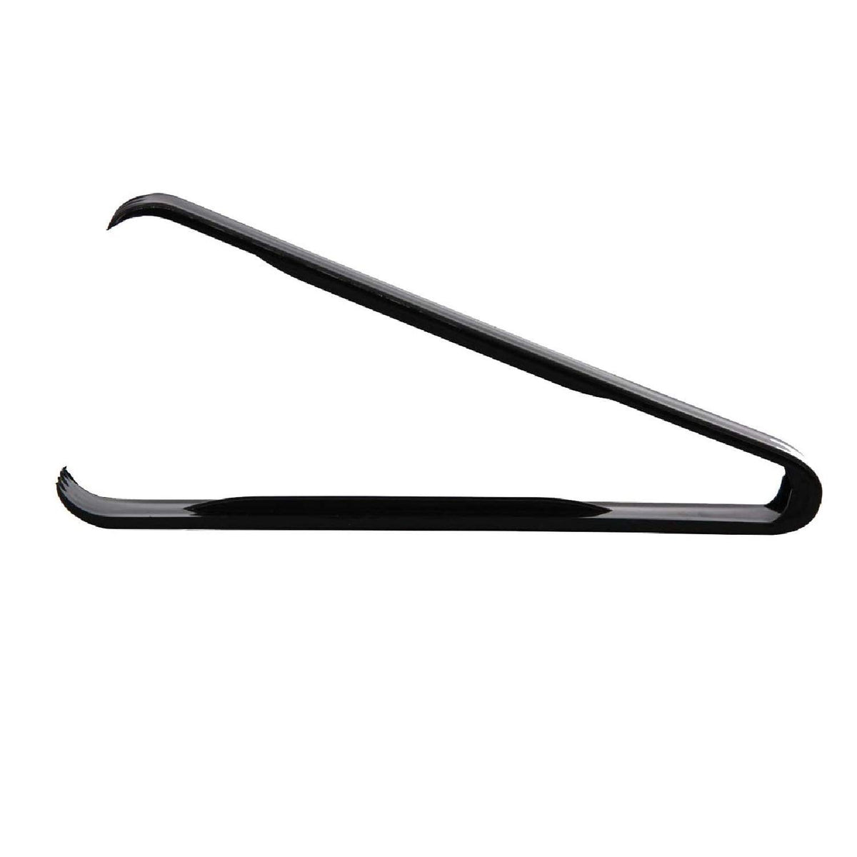 Party Essentials - N617 Hard Plastic Serving Tongs, 6.5", Black