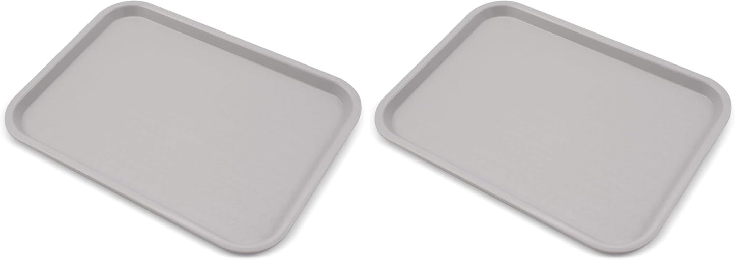 Carlisle FoodService Products Café Cafeteria Tray, Fast Food Tray for Restaurant or Commercial Use, 14" x 18", 1 Count, Black