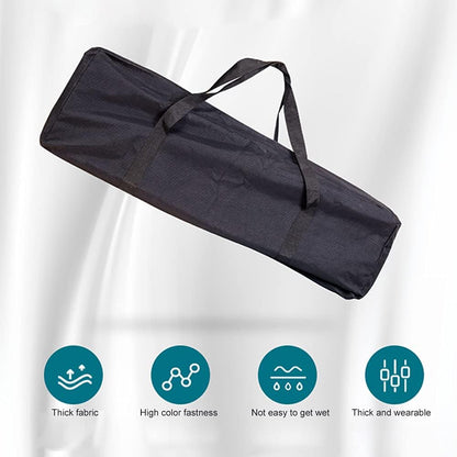 BBQ Tool Storage Bag,Oxford Grill Tool Carry Bag, Waterproof Outdoor Picnic Cooking Tools Bag Carry Bag for Camping Car Trip Outdoor Camping (Black,Size:24.41x 5.12 x 9.45inch)