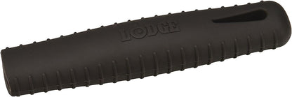 Lodge Silicone Hot Handle Holder - Dishwasher Safe Hot Handle Holder Designed for Lodge Carbon Steel Pan Products - Reusable Heat Protection Up to 500° - Black