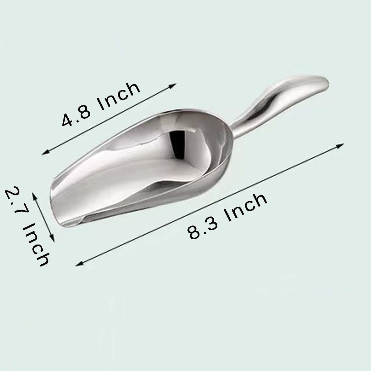 Ice Scoop for Freezer,Metal Ice Scoop for Ice Machine