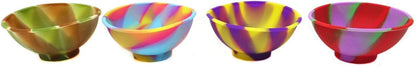 4PCS Cute Colorful Silicone Bowls Mini Silicone Pinch Bowls for Condiments Candy Small Crafts