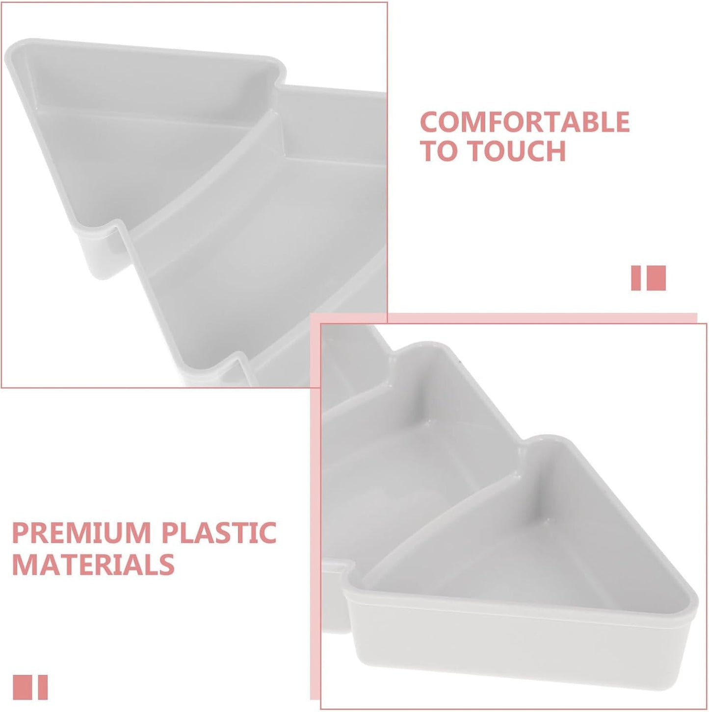 Operitacx Ceramics Serving Tray Christmas Tree Fruit Tray, Veggie Tray Fruit Platter for and Vegetable Snacks Dips