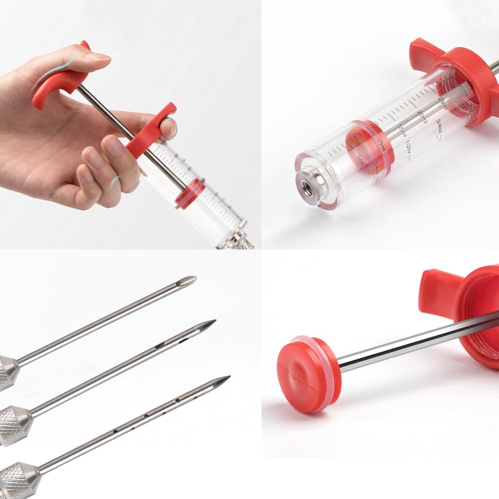 Meat Injector, Turkey Injector Syringe, 1oz - 1 Injector 1 Needle