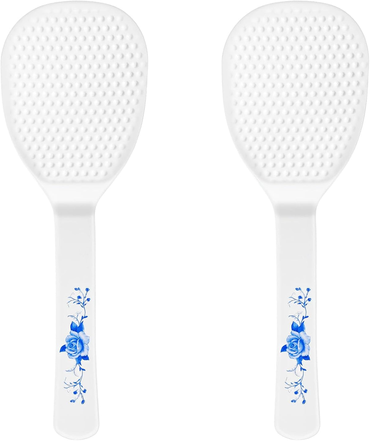 Mabor 2PCS Non Stick Rice Scooper, 8 Inch White Plastic Rice Paddle