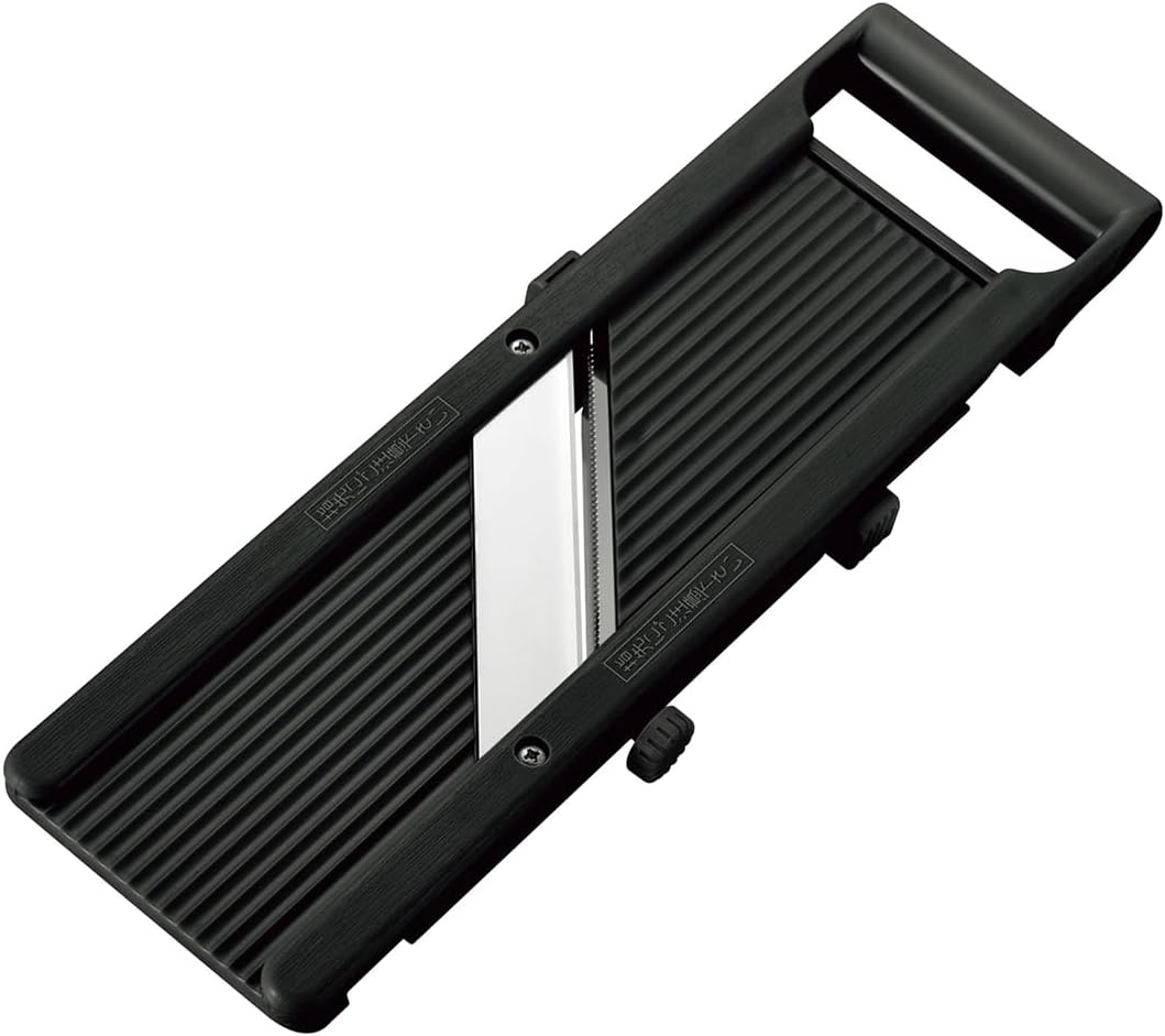 TIKUSAN SAMURAI Slicer Japanese Mandoline Vegetable Slicer Made in Japan Adjustable Slice Thickness Stainless Steel Blade (Wide)