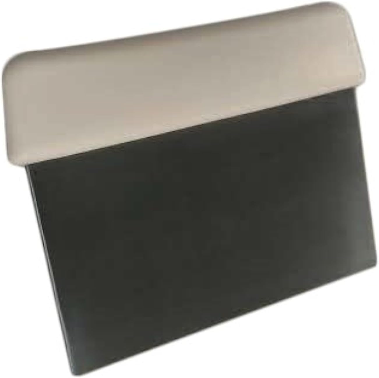 Professional Bench & Dough Scraper Stainless Steel with Textured Grip White Handle Food Service Knives