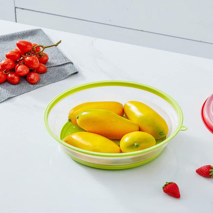 Collapsible Microwave Splatter Cover, 10.5 Inch, Dishwasher-safe, Microwave Plate Cover With Steam Vent，BPA-Free Silicone & Plastic (gray)