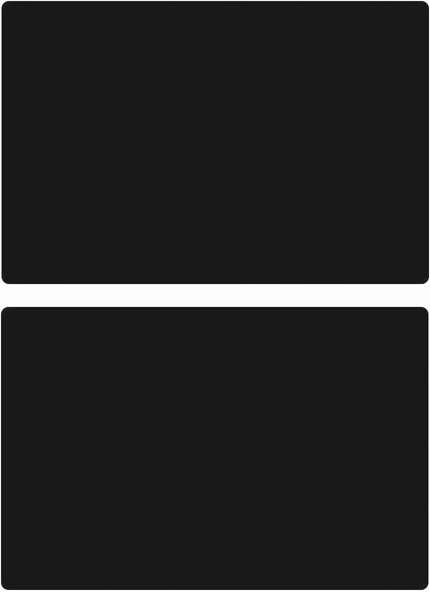 27.5 ''by 19.6 ''Oversize Silicone Placemat for Craft Flexible Multipurpose Huge Extra Large Size Non Slip Waterproof Baking Mat Sheet Black 1 PCS