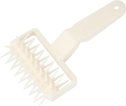 Pizza Dough Docker, Plastic Pastry Roller with Spikes, Docking Tool for Home and Kitchen