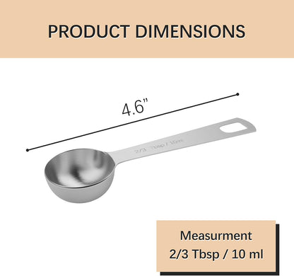 1tsp(1/3tbsp, 5ml) Measuring Spoon, Stainless Steel Teaspoon