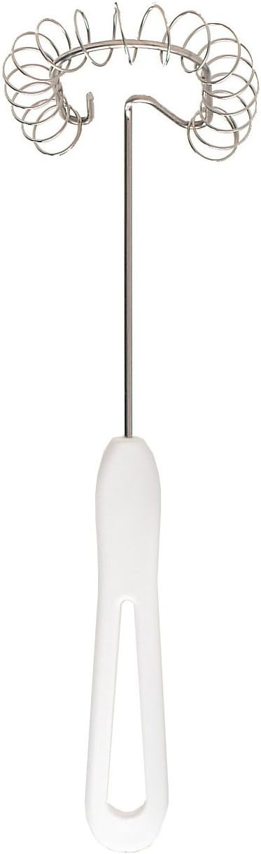 Linden Sweden Flat Wire Whisk – Unique Angled Head Design for Superior Performance - Versatile and Heat-Resistant, Great for Home or Professional Use - BPA-Free - Dishwasher-Safe, Black