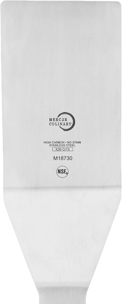 Mercer Culinary Millennia Bench Scraper, 5 7/8 Inch X 3 1/2 Inch Blade, Black Handle