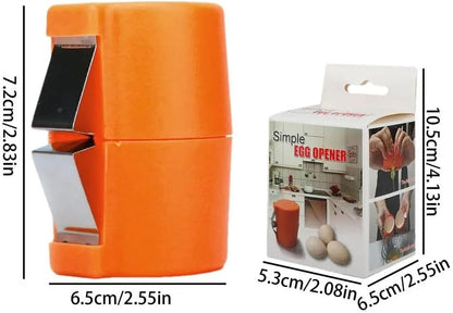3PCS Egg Shell Opener Egg Cracker Tool for Raw Eggs Egg Topper Cutter Hard Boiled Egg Peeler Cube Egg Separator Stainless Steel Eggshell Breaker Multifunctional Raw Eggs Cracking Tool Kitchen Gadgets