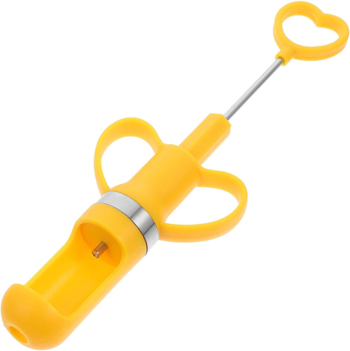 Yellow Handheld Cherry Pitter Xmas Portable PP Pit Remover Tool