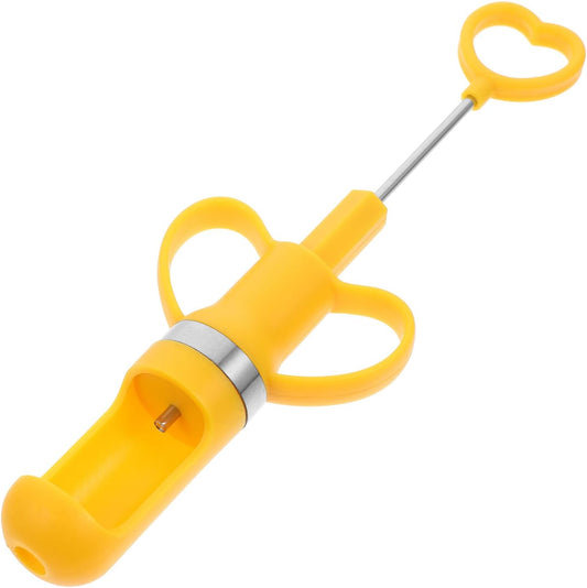 Yellow Handheld Cherry Pitter Xmas Portable PP Pit Remover Tool