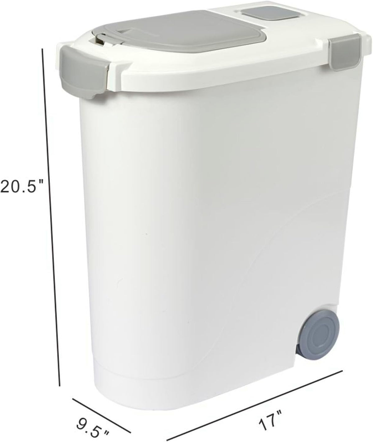 Ashfield & Harkness Airtight Pet Food Storage Container, up to 30 Lbs/ 36 Qt for Dog Cat Bird and Other Pet Food Storage, Easy Acces Including Scoup, Easy Access, Lightweight Keeps Pet Food Fresh