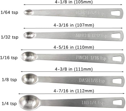 Mini Measuring Spoon Set, Small Teaspoon for Tiny Measurement