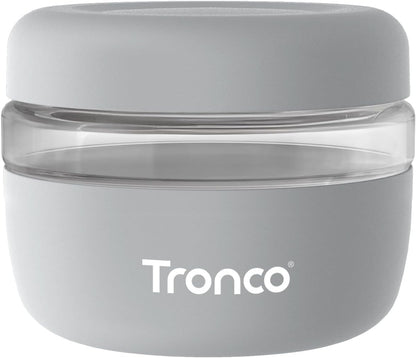 Tronco 24 oz Glass Food Storage Containers with Lids, Airtight, Leak & Spill Proof Glass Lunch Bowls for Meal Prep, Salad, Yogurt, Soup & Stew, Microwave & Dishwasher Safe, BPA-Free, Set of 1