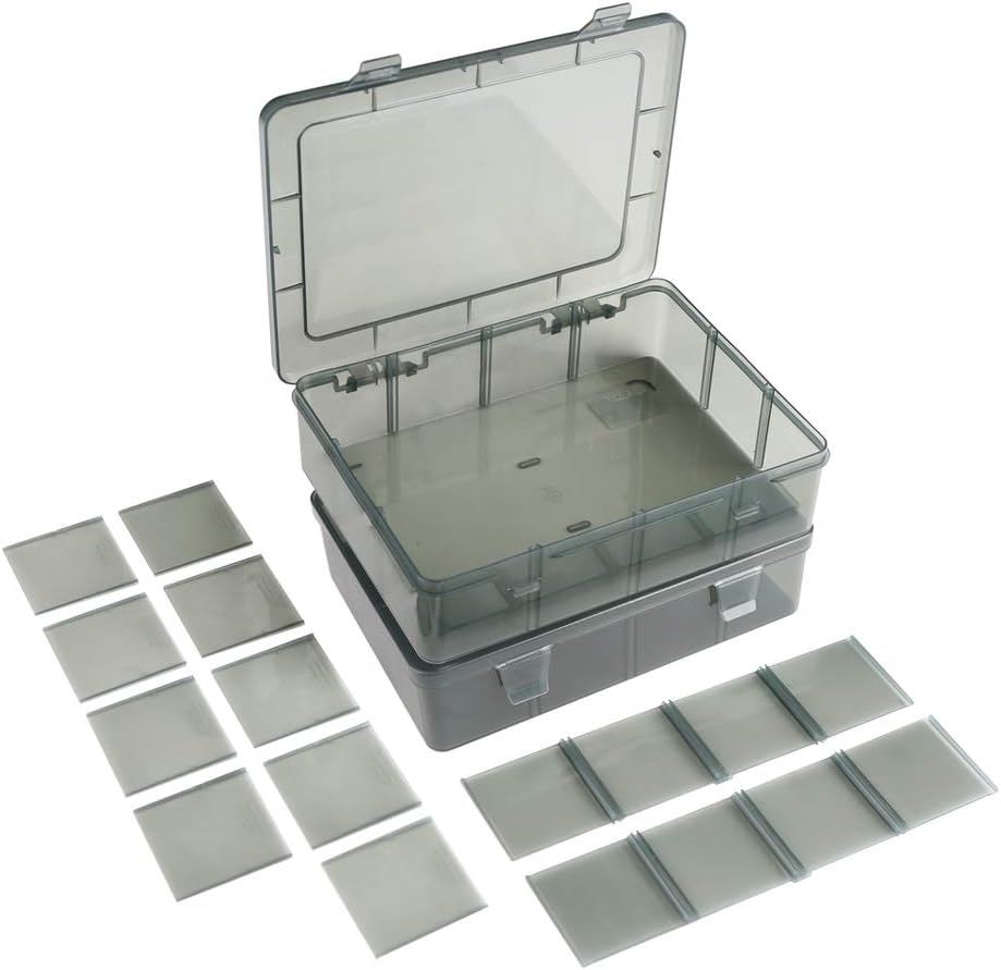 Vidifor 9 Grids Art Craft Supply Organizer Storage Containers, Compartment Storage Box with Removable Dividers for Jewelry, Beads, Buttons, Small Parts