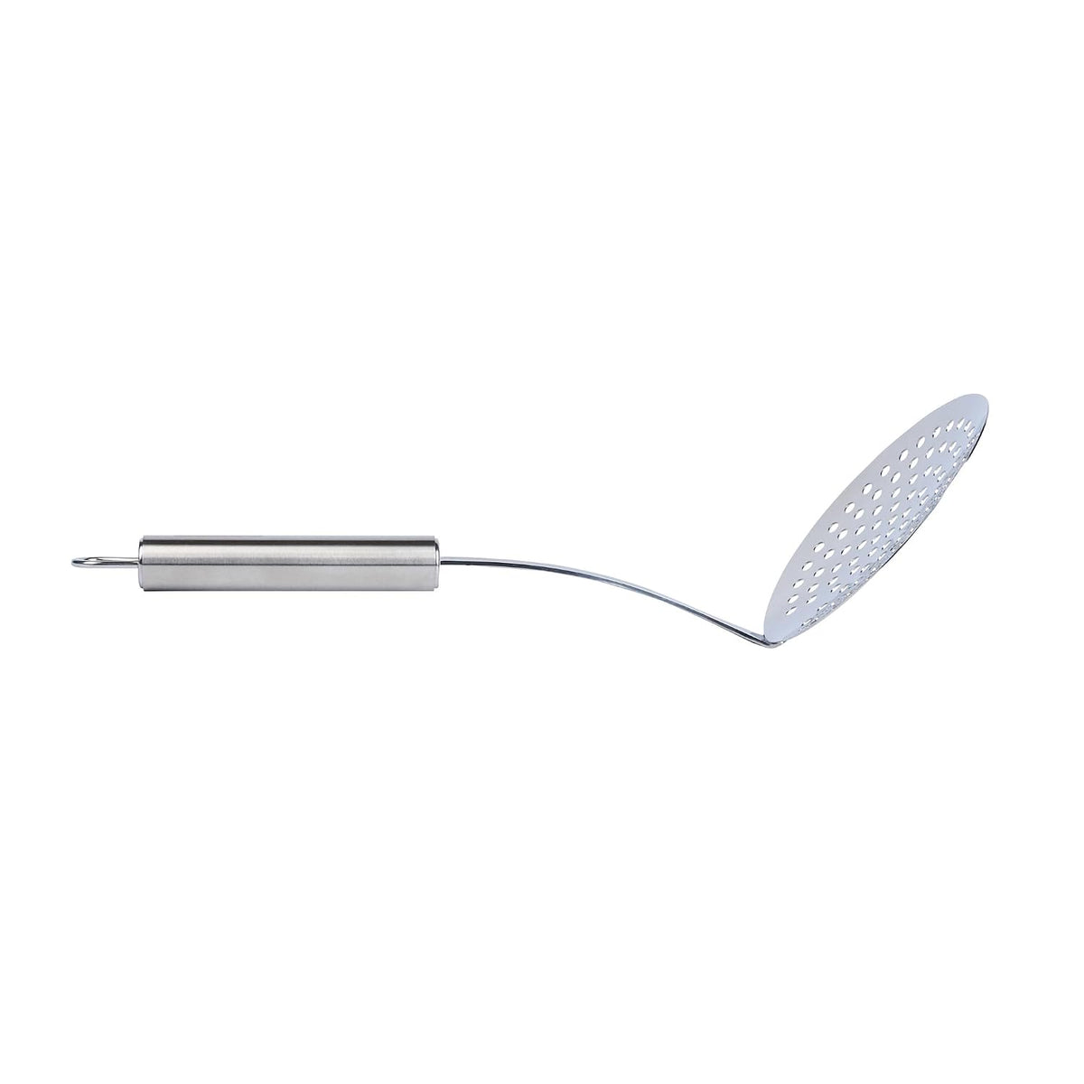 Restaurantware Stainless Steel Spider Skimmer - German Standard Wire Skimmer with Ergonomic Handle, Dishwasher Safe - Wire Strainer Pasta Spoon for Cooking & Frying