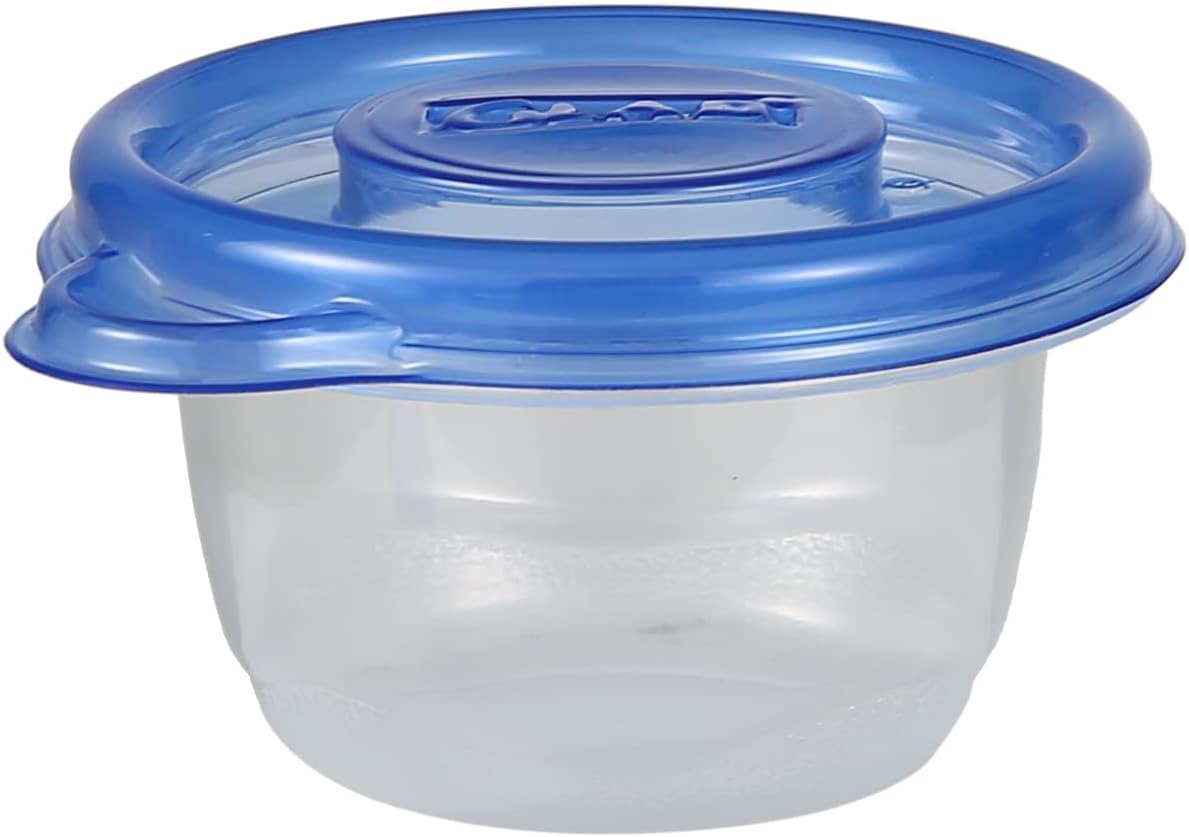 Glad GladWare Tall Entree Food Storage Containers with Lids, Large Square BPA Free Plastic for Meal Prep and Lunches, Lock Tight Seal, Microwave and Dishwasher Safe, 42 Oz, 3 Count