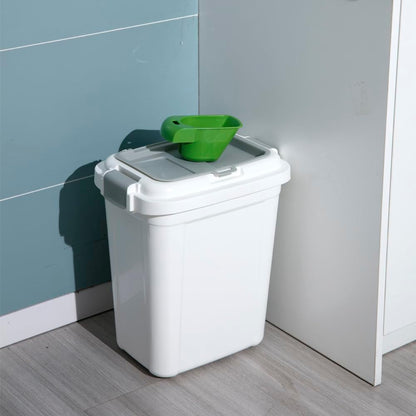 Ashfield & Harkness Airtight Pet Food Storage Container, up to 30 Lbs/ 36 Qt for Dog Cat Bird and Other Pet Food Storage, Easy Acces Including Scoup, Easy Access, Lightweight Keeps Pet Food Fresh