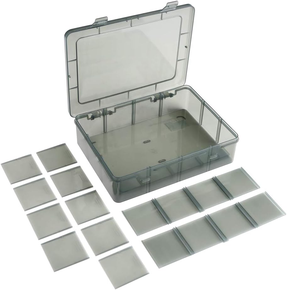 Vidifor 9 Grids Art Craft Supply Organizer Storage Containers, Compartment Storage Box with Removable Dividers for Jewelry, Beads, Buttons, Small Parts