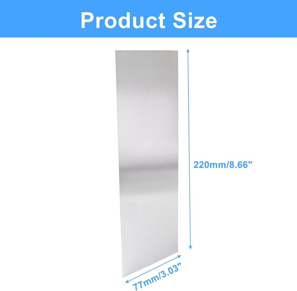 Bonsicoky Stainless Steel Cake Scraper