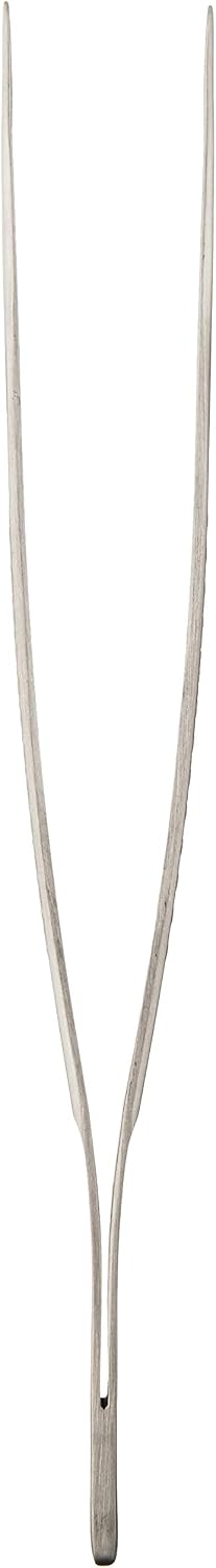 Mercer Culinary 18-8 Stainless Steel Chef Plating Tongs, Offset Tip, 6-1/2 Inch