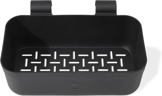 Weber Works Condiment Caddy – Rail‑Mounted Grill Organizer for BBQ Sauce Bottles, Seasoning Shakers & Outdoor Grilling Accessories – Snap‑On Storage for Weber Griddles & Grill Prep Systems